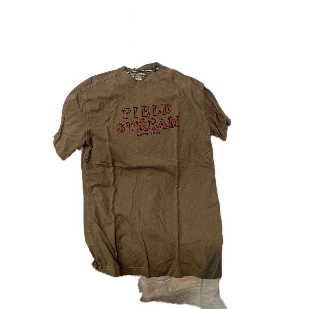 Field & Stream Tractor Supply Co Beige T-Shirt Mens Med